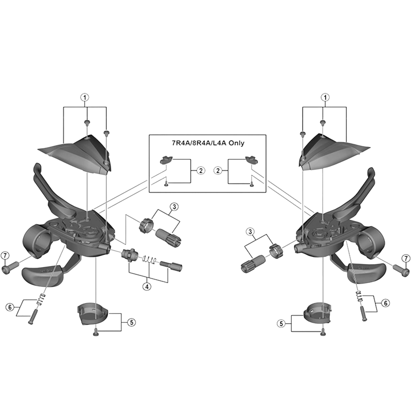 Balfes Bikes Shimano ST-EF500-L4A Upper cover and fixing screws | Free postage over £30, £10 off first order, price match & 0% finance.