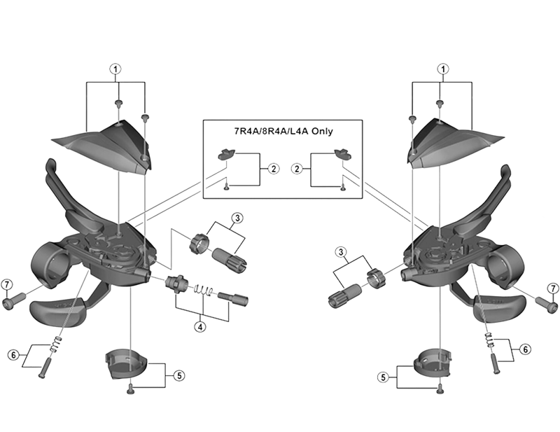 Balfes Bikes Shimano ST-EF500 Main lever cover and fixing screws - right hand | Free postage over £30, £10 off first order, price match & 0% finance.