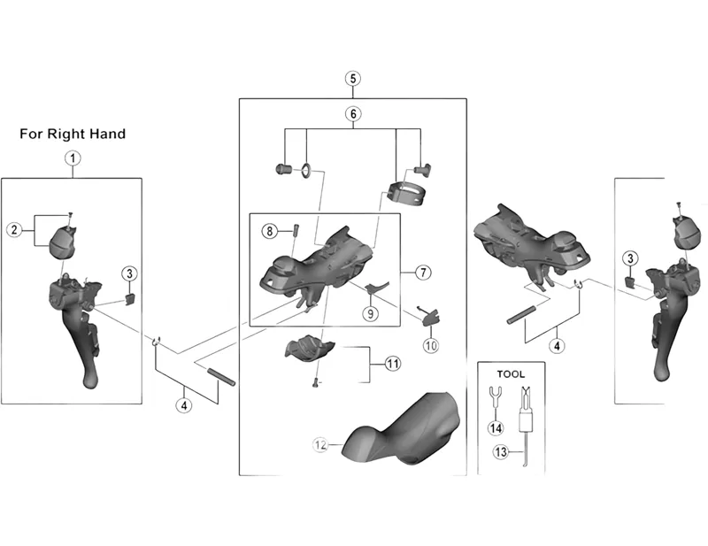 Balfes Bikes Shimano STR3000 Right Hand Main Lever Assembly | Free postage over £30, £10 off first order, price match & 0% finance.