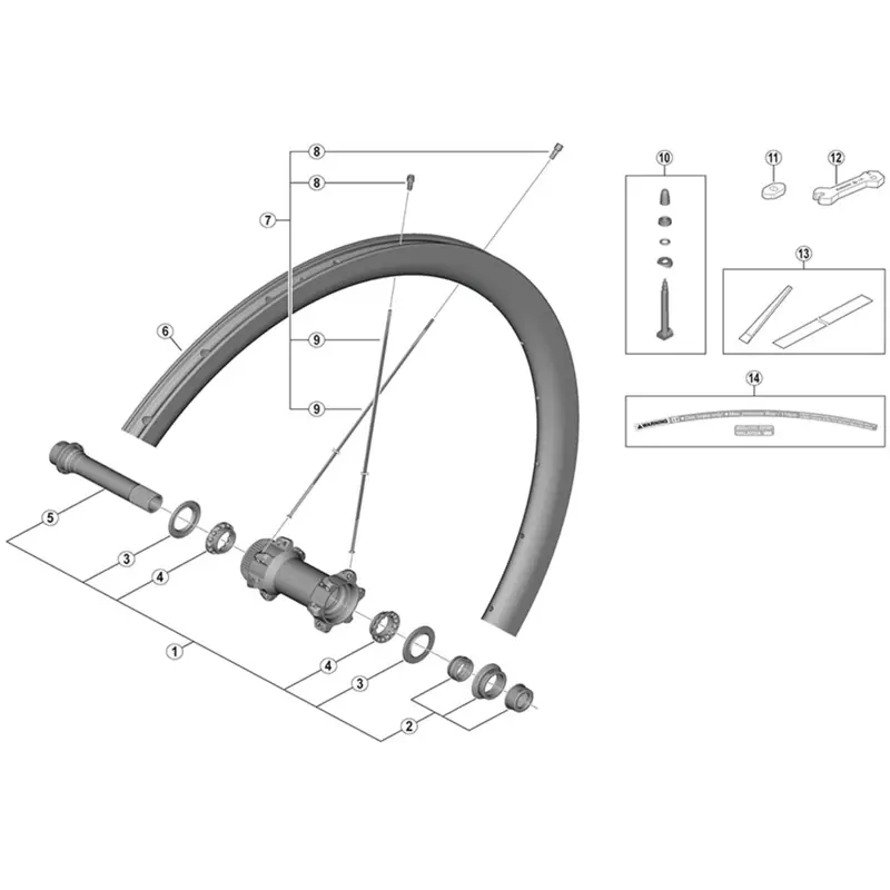 Balfes Bikes Shimano WH-R9170-C40-TU-F12 complete hub axle | Free postage over £30, £10 off first order, price match & 0% finance.