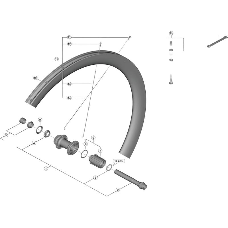 Balfes Bikes Shimano WH-R9170-C60-TU-R12 ball retainer 3/16 | Free postage over £30, £10 off first order, price match & 0% finance.