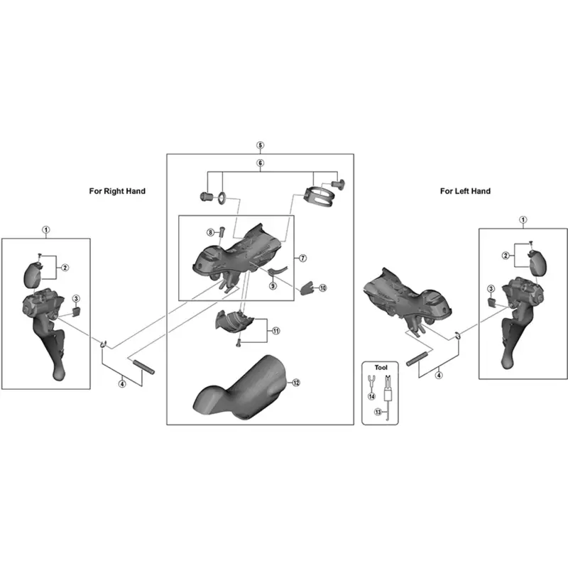 Balfes Bikes Shimano ST-R9100 right hand bracket unit | Free postage over £30, £10 off first order, price match & 0% finance.
