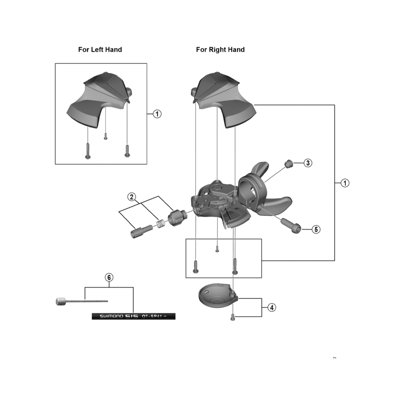 Balfes Bikes Shimano SHimano SL-M2000 indicator - left hand | Free postage over £30, £10 off first order, price match & 0% finance.