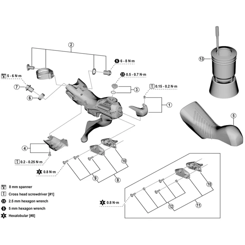 Balfes Bikes Shimano ST-R9120 joint support ring | Free postage over £30, £10 off first order, price match & 0% finance.