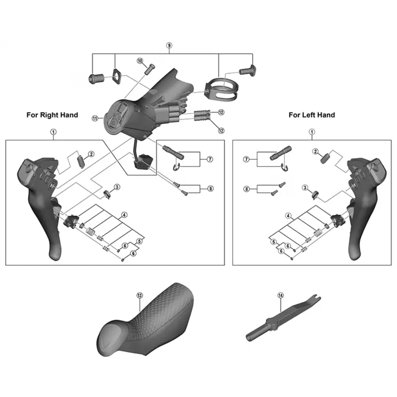 Balfes Bikes Shimano ST-R9150 right hand button unit | Free postage over £30, £10 off first order, price match & 0% finance.