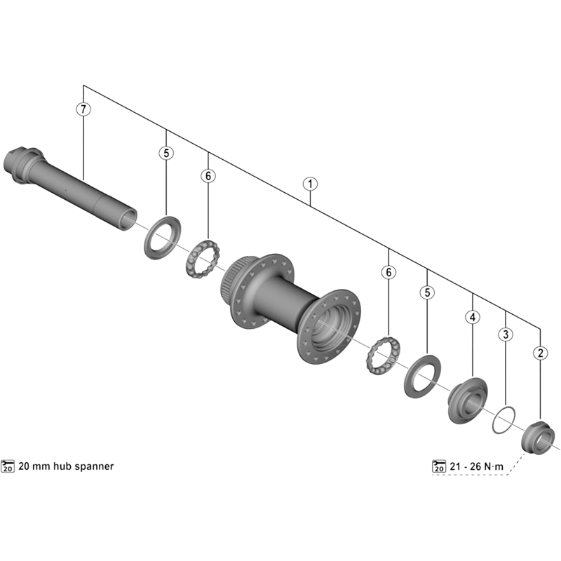 Balfes Bikes Shimano WH-RS170-CL-F12 ball retainer - 5/32 x 15mm | Free postage over £30, £10 off first order, price match & 0% finance.