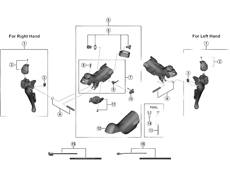 Balfes Bikes Shimano ST-R2000 main lever assembly | Free postage over £30, £10 off first order, price match & 0% finance.