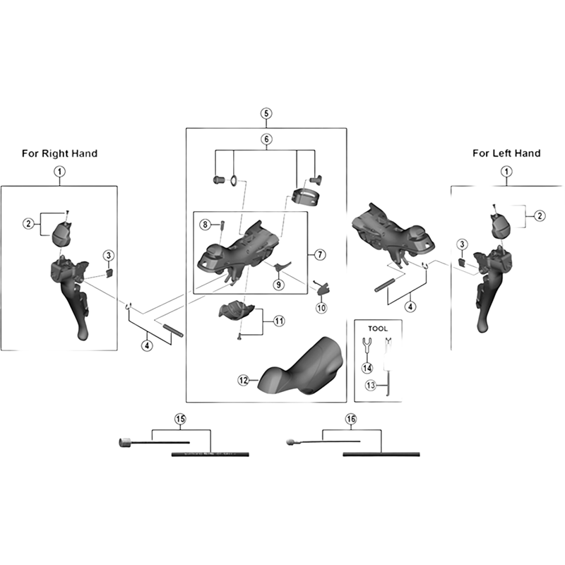 Balfes Bikes Shimano ST-R2000 main lever assembly | Free postage over £30, £10 off first order, price match & 0% finance.