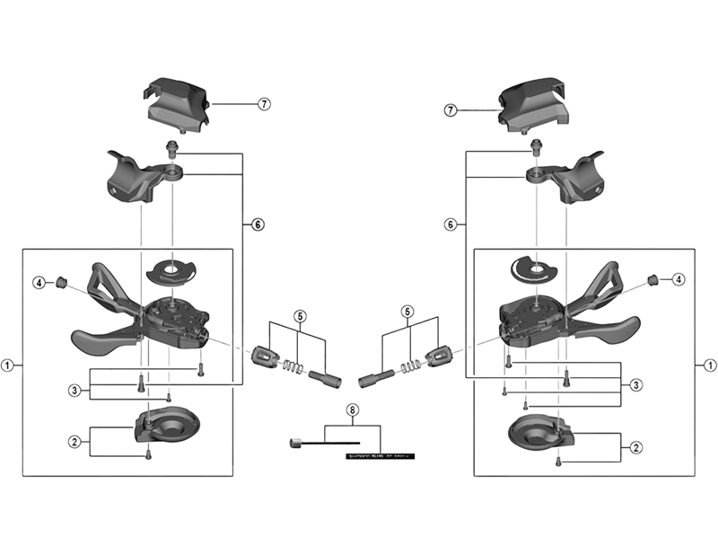 Balfes Bikes Shimano SL-M6000 right hand main lever cover and fixing screw | Free postage over £30, £10 off first order, price match & 0% finance.
