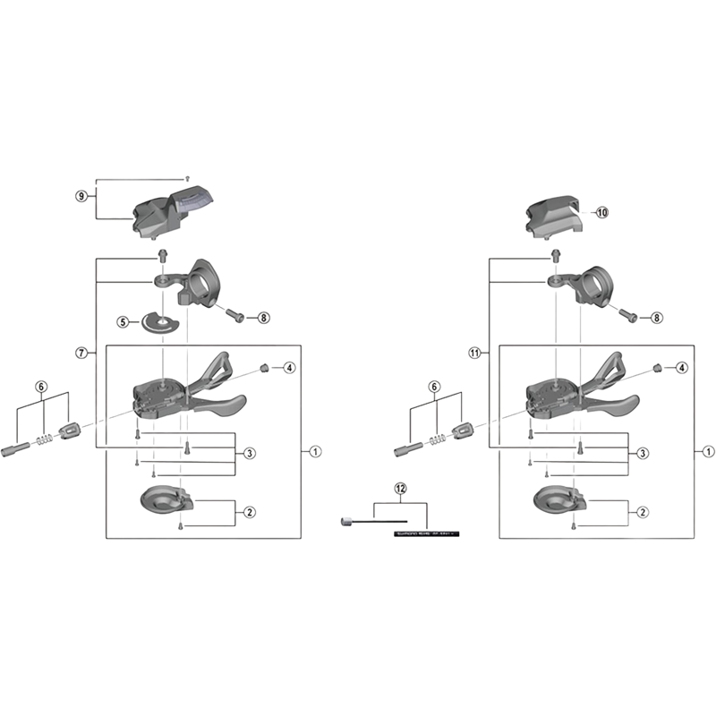 Balfes Bikes Shimano SL-M6000 right hand base cover fixing screw unit | Free postage over £30, £10 off first order, price match & 0% finance.
