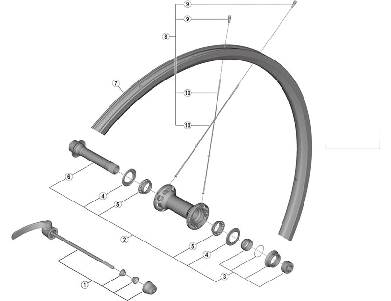 Balfes Bikes Shimano WH-RS700-C30-TL-F spoke 280.5 mm | Free postage over £30, £10 off first order, price match & 0% finance.