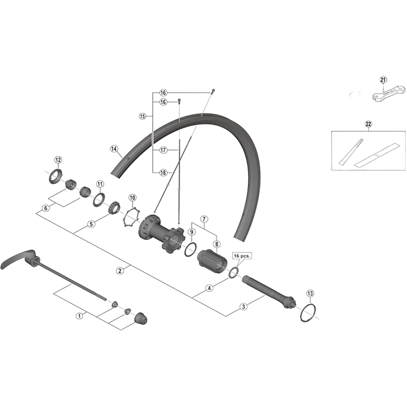 Balfes Bikes Shimano SHimano WH-RS700-C30-TL-R valve unit | Free postage over £30, £10 off first order, price match & 0% finance.