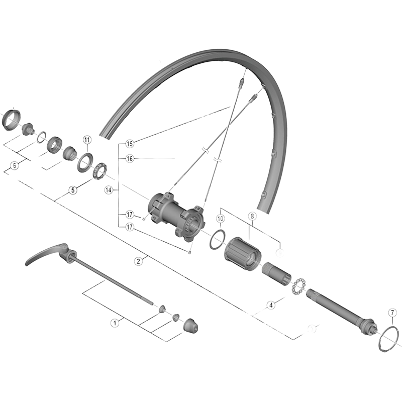 Balfes Bikes Shimano WH-RS500-TL-R right hand spoke 303 mm with plug and washer | Free postage over £30, £10 off first order, price match & 0% finance.