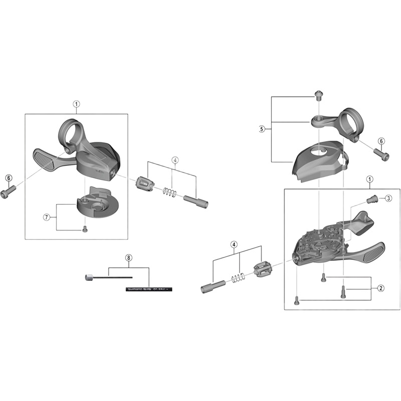 Balfes Bikes Shimano SL-M8100 right hand shifting lever unit | Free postage over £30, £10 off first order, price match & 0% finance.
