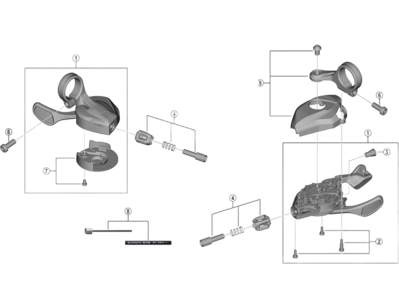 Balfes Bikes Shimano SL-M8100 right hand cover unit | Free postage over £30, £10 off first order, price match & 0% finance.