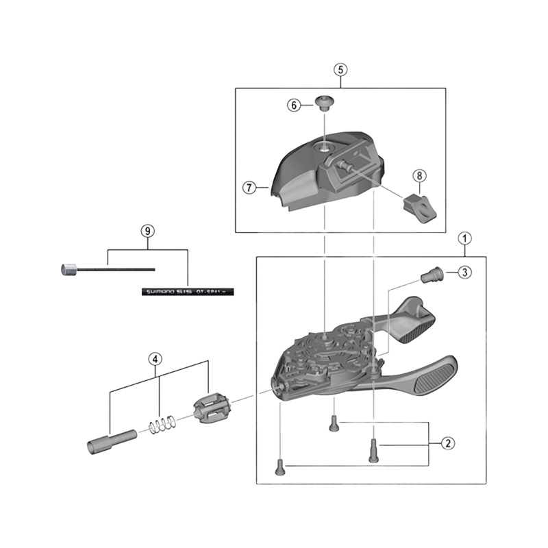 Balfes Bikes Shimano SL-M8100-I base cover fixing screw unit | Free postage over £30, £10 off first order, price match & 0% finance.