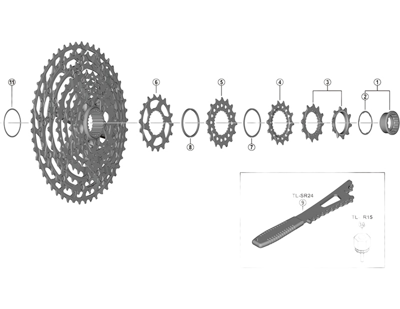 Balfes Bikes Shimano CS-M8100 cassette sprocket wheel - 18T F | Free postage over £30, £10 off first order, price match & 0% finance.