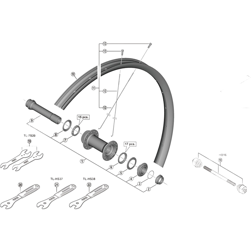 Balfes Bikes Shimano WH-M8120-TL-F15-B-275 spoke - 274 mm | Free postage over £30, £10 off first order, price match & 0% finance.