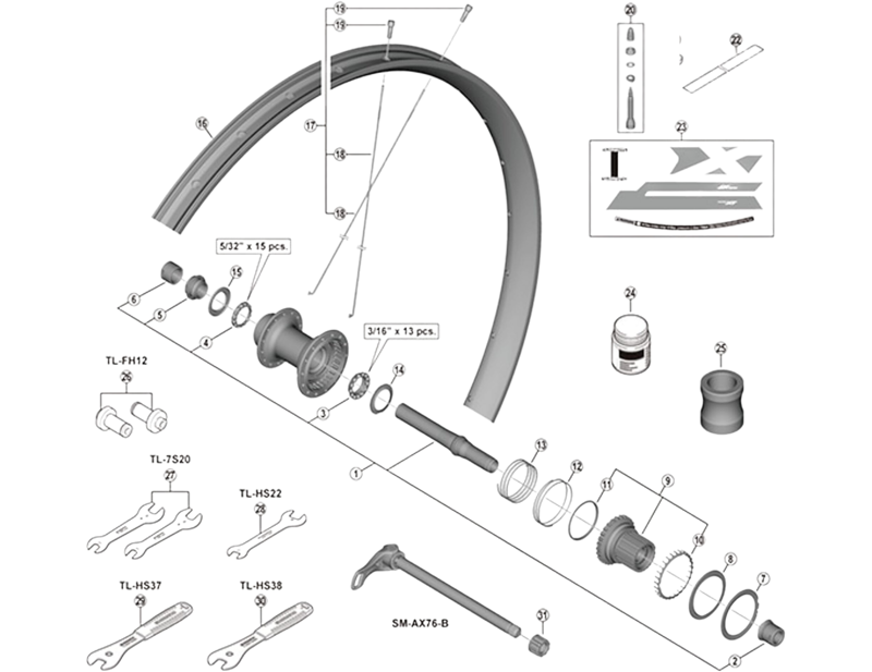 Balfes Bikes Shimano WH-M8120-TL-R12-B-275 spoke - 269.5 mm | Free postage over £30, £10 off first order, price match & 0% finance.