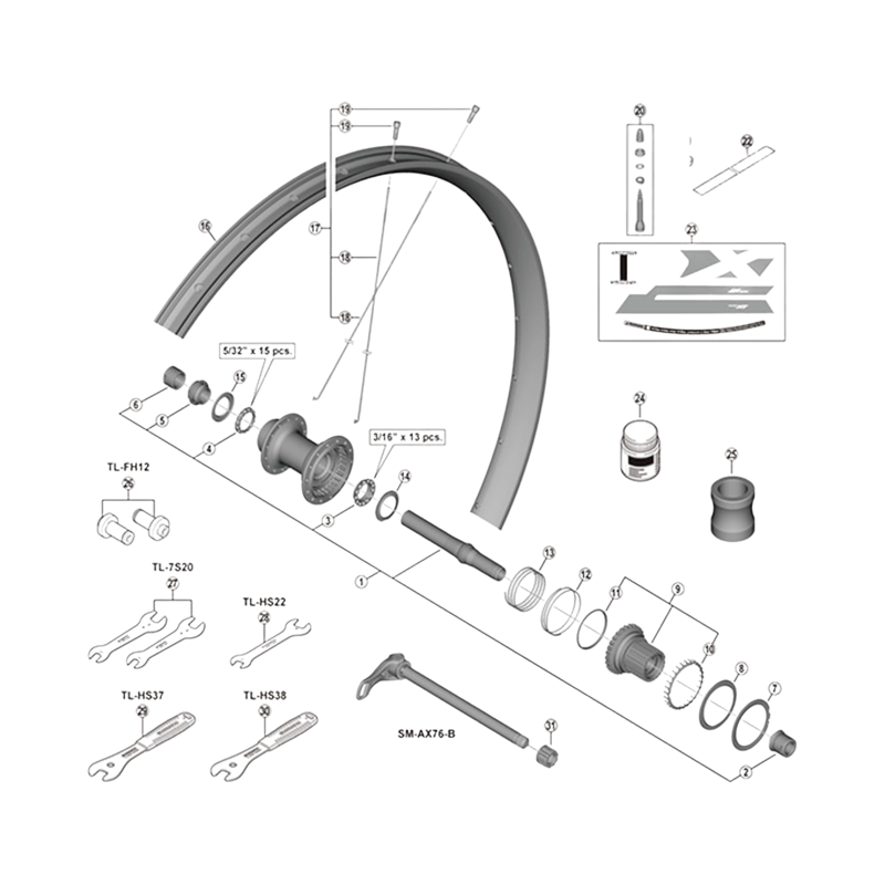 Balfes Bikes Shimano WH-M8120-TL-R12-B-275 spoke - 269.5 mm | Free postage over £30, £10 off first order, price match & 0% finance.