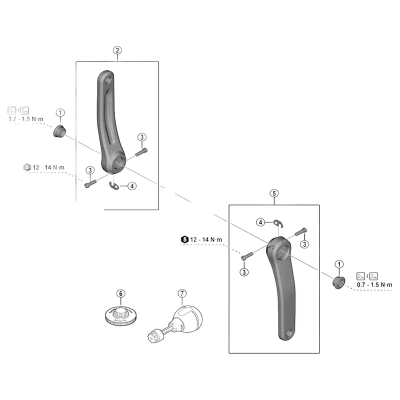 Balfes Bikes Shimano shimano FCM8100 Crank Arm Fixing Bolt in Silver | Free postage over £30, £10 off first order, price match & 0% finance.