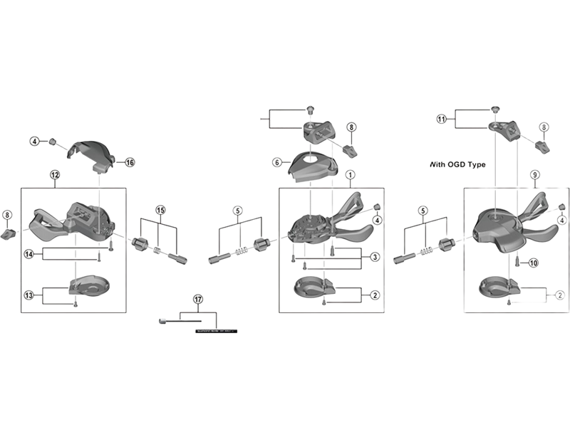 Balfes Bikes Shimano SL-M5100-I right hand bracket unit with OGD type | Free postage over £30, £10 off first order, price match & 0% finance.