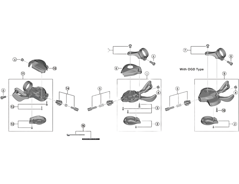 Balfes Bikes Shimano SL-M5100 left hand main lever cover and fixing screw | Free postage over £30, £10 off first order, price match & 0% finance.