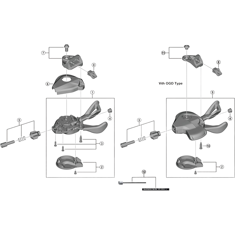Balfes Bikes Shimano SL-M4100 right hand base cover | Free postage over £30, £10 off first order, price match & 0% finance.