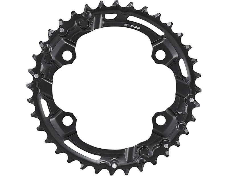 Balfes Bikes Shimano FC-M4100 Deore 10 speed double outer chainring 36T-BF for 36-26T | Free postage over £30, £10 off first order, price match & 0% finance.