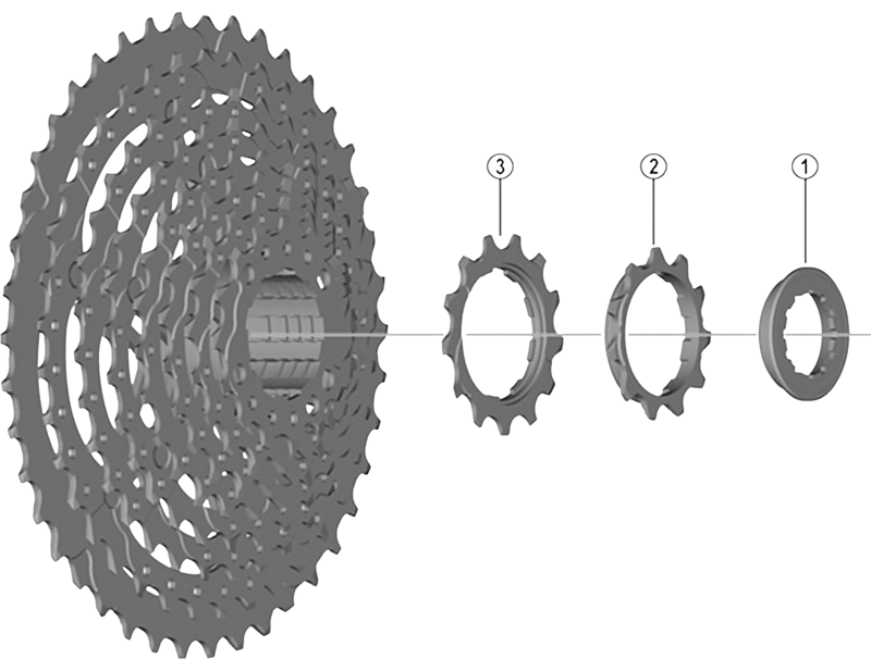 Balfes Bikes Shimano CS-M4100 cassette lock ring for 11T | Free postage over £30, £10 off first order, price match & 0% finance.