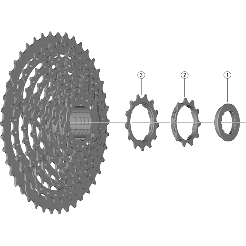 Balfes Bikes Shimano CS-M4100 cassette lock ring for 11T | Free postage over £30, £10 off first order, price match & 0% finance.