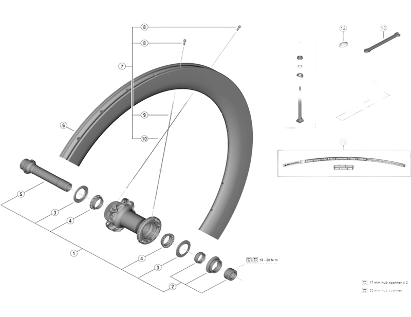 Balfes Bikes Shimano WH-R9270-C36-TU-F right hand spoke - 282 mm | Free postage over £30, £10 off first order, price match & 0% finance.