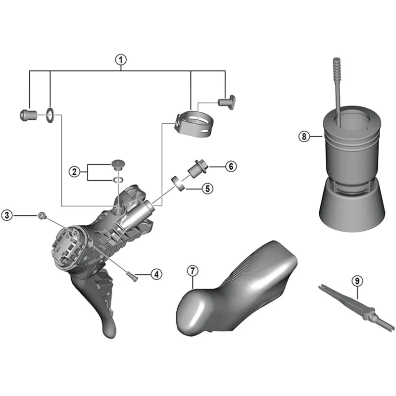 Balfes Bikes Shimano ST-R9270 Battery case screw | Free postage over £30, £10 off first order, price match & 0% finance.