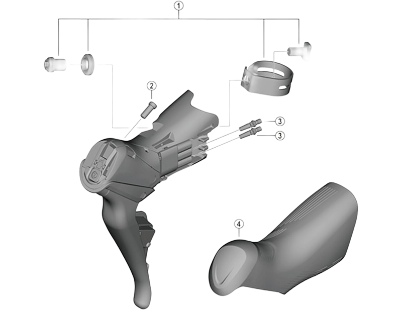 Balfes Bikes Shimano ST-R8150 clamp band unit - 23.8 to 24.2 mm | Free postage over £30, £10 off first order, price match & 0% finance.