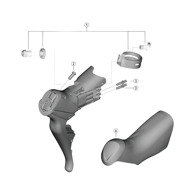 Balfes Bikes Shimano ST-R8150 clamp band unit - 23.8 to 24.2 mm | Free postage over £30, £10 off first order, price match & 0% finance.