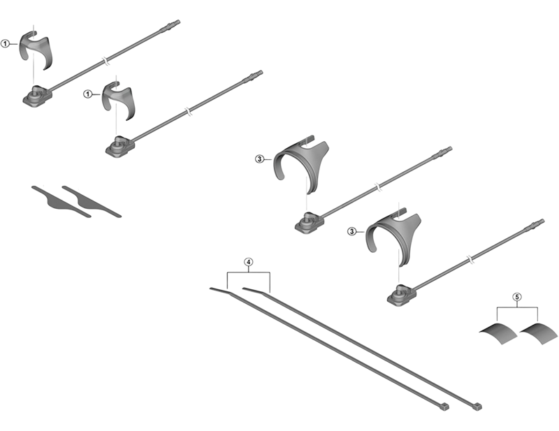 Balfes Bikes Shimano SW-RS801 rubber sheet - pack of 2 | Free postage over £30, £10 off first order, price match & 0% finance.