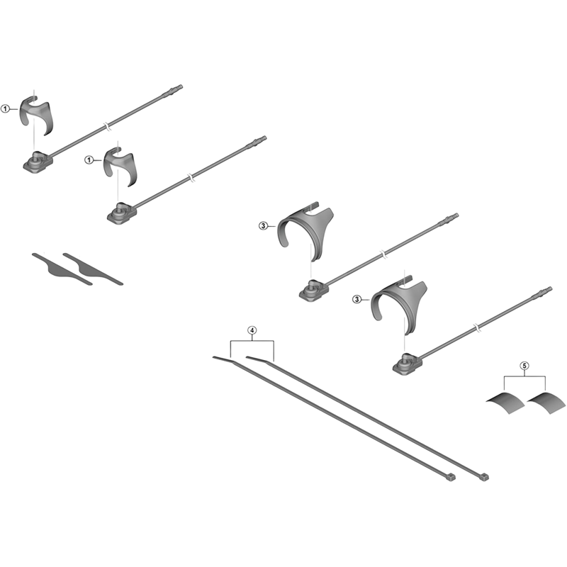 Balfes Bikes Shimano SW-RS801 rubber sheet - pack of 2 | Free postage over £30, £10 off first order, price match & 0% finance.