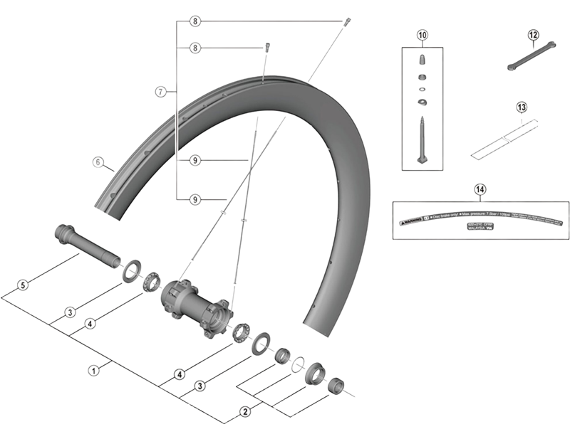 Balfes Bikes Shimano SHimano WH-R8170-C50-TL-F spoke - 272 mm | Free postage over £30, £10 off first order, price match & 0% finance.