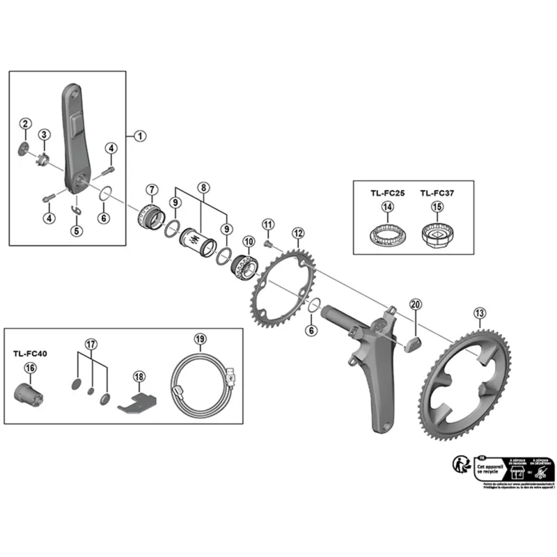 Shimano FC-R8100-P top cover-1