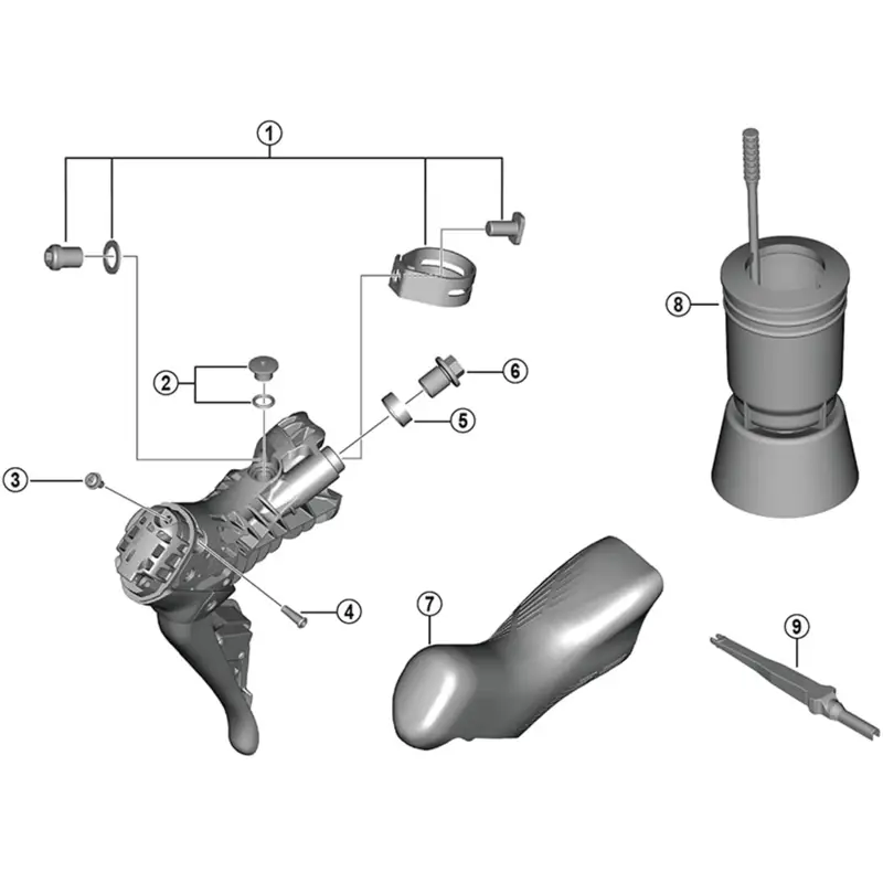 Balfes Bikes Shimano ST-R7170 dummy plug | Free postage over £30, £10 off first order, price match & 0% finance.