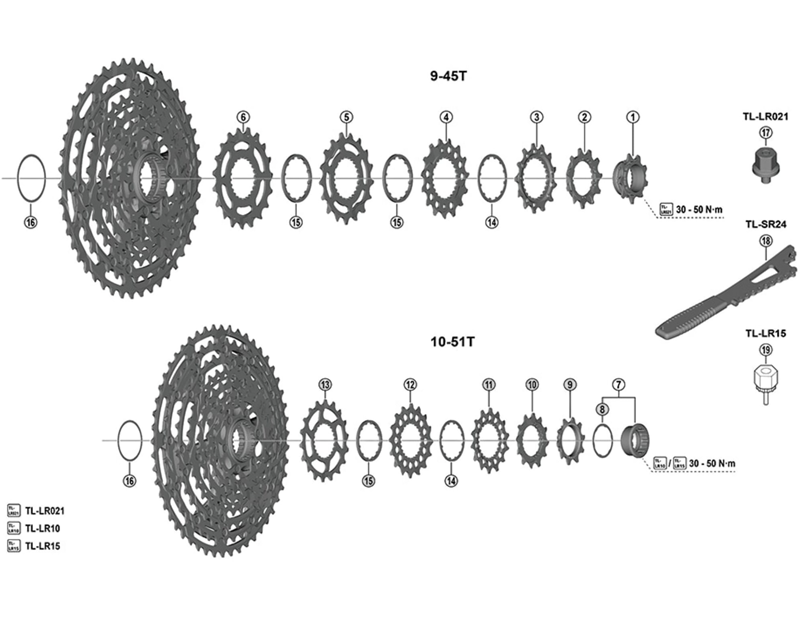 Balfes Bikes Shimano CS-M8200-12 sprocket 19T Q | Free postage over £30, £10 off first order, price match & 0% finance.