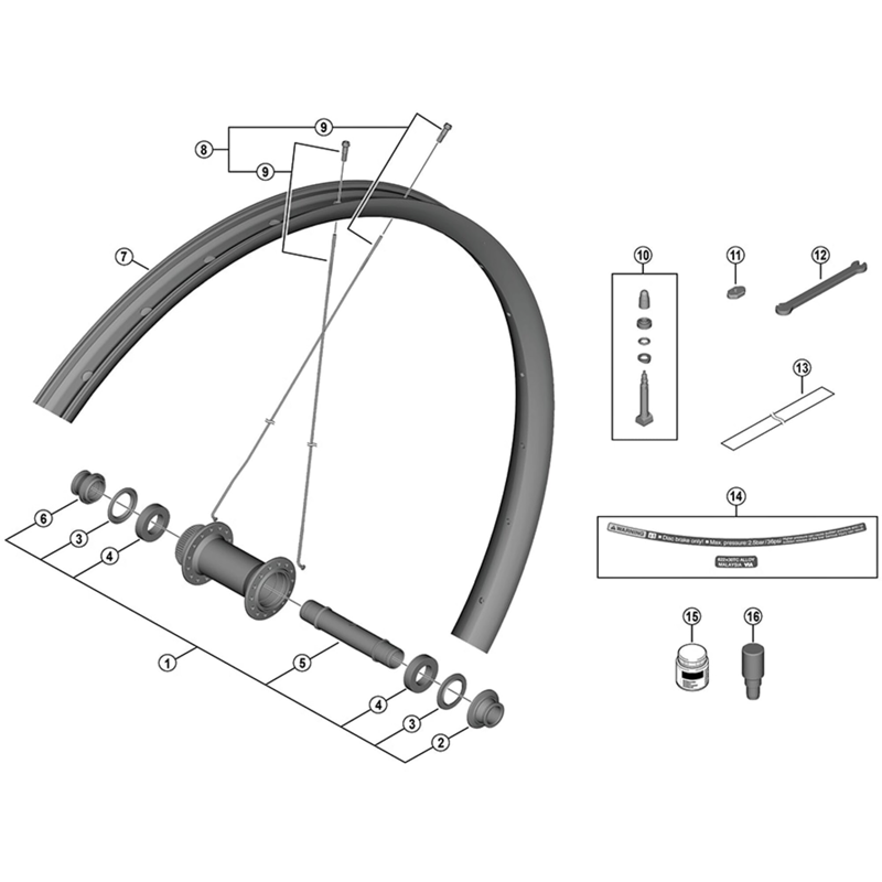Balfes Bikes Shimano WH-M8200-TL-F15-B-275 spoke and nipple | Free postage over £30, £10 off first order, price match & 0% finance.