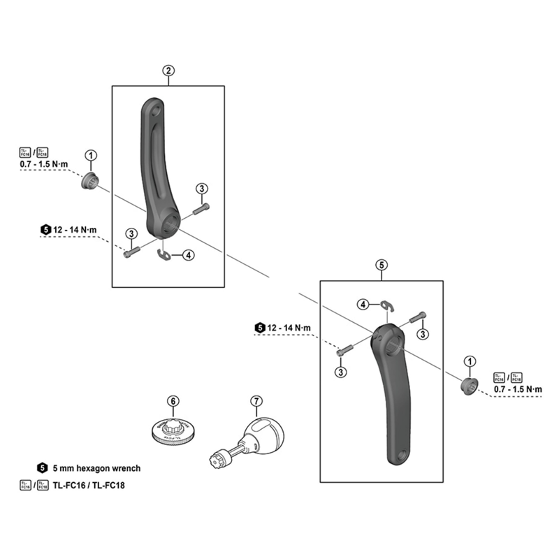 Balfes Bikes Shimano FC-M617 clamp bolt - M6 x 19 mm | Free postage over £30, £10 off first order, price match & 0% finance.
