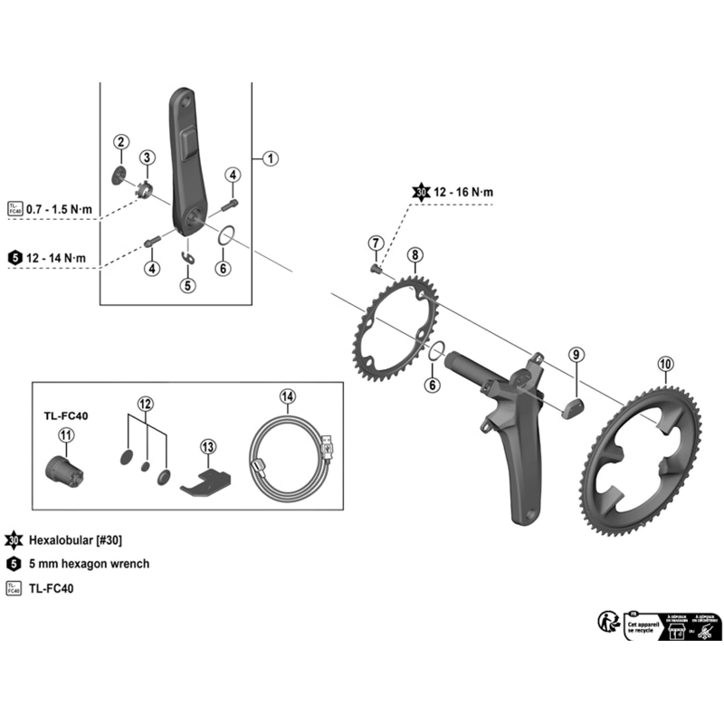Balfes Bikes Shimano FC-R8100 clamp screw with washer - M6 x 19 mm | Free postage over £30, £10 off first order, price match & 0% finance.