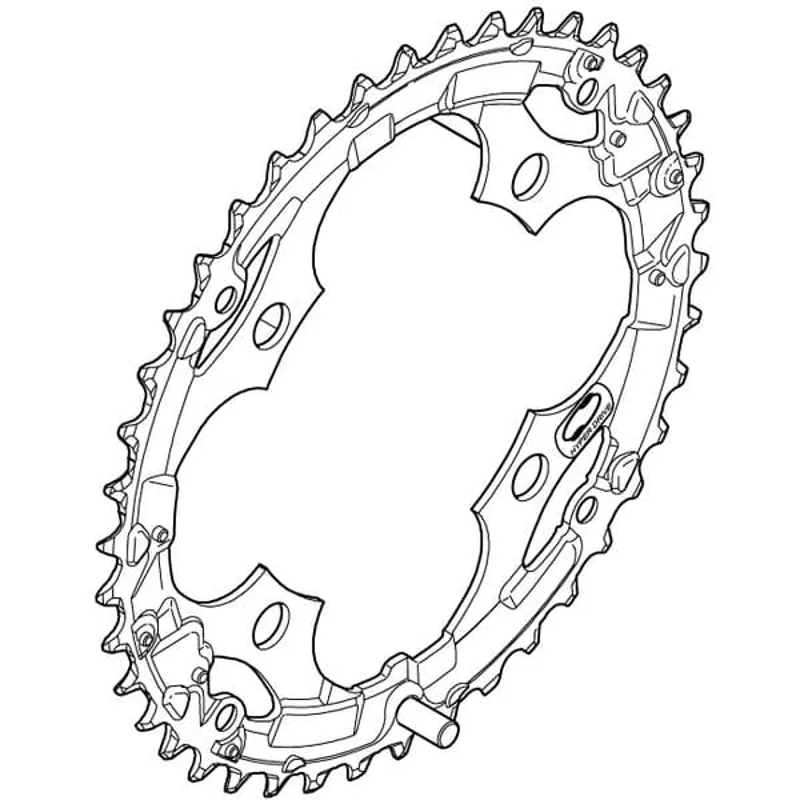 Shimano FC-M361 42t Chainring in Black