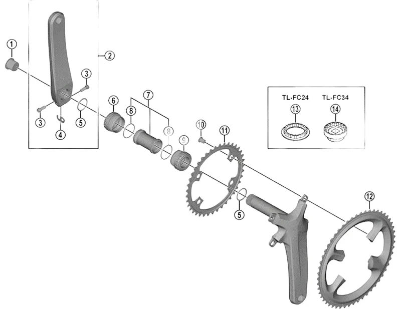 Balfes Bikes Shimano SPRE FC9000 C/Arm Fix Bolt16mm | Free postage over £30, £10 off first order, price match & 0% finance.