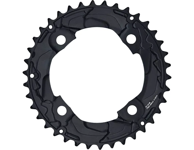 Balfes Bikes Shimano Deore FC-M617 10 Speed Double Outer Chainring 38T in Black | Free postage over £30, £10 off first order, price match & 0% finance.