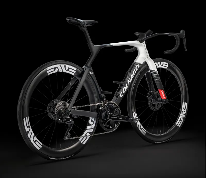 Colnago Y1RS Disc Carbon TT Aero Road Frameset 2026 in UAE Black/White-1