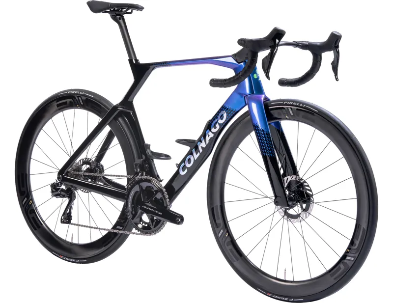 Colnago Y1RS Disc Carbon TT Aero Road Frameset 2026 in YSBO Blue/Black-2
