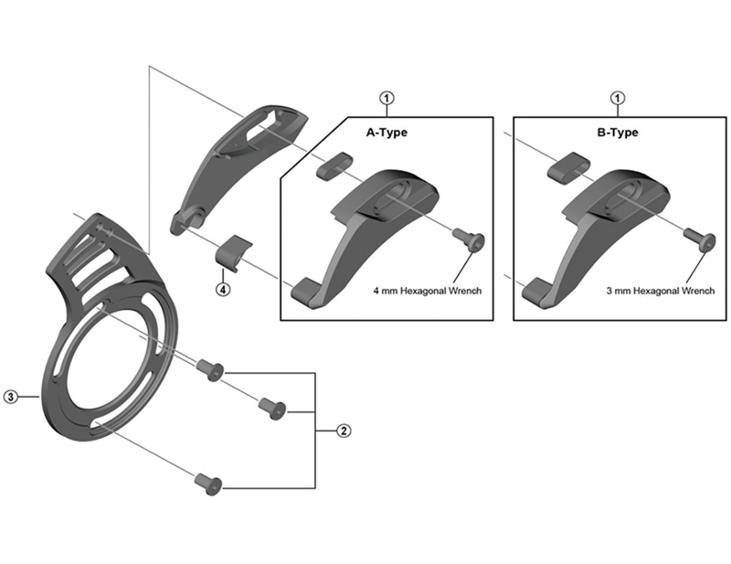 Shimano SM-CDE80 back plate 36T